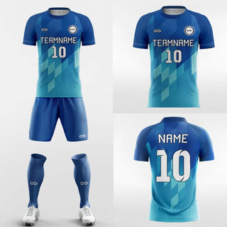 water diamond soccer jersey kit