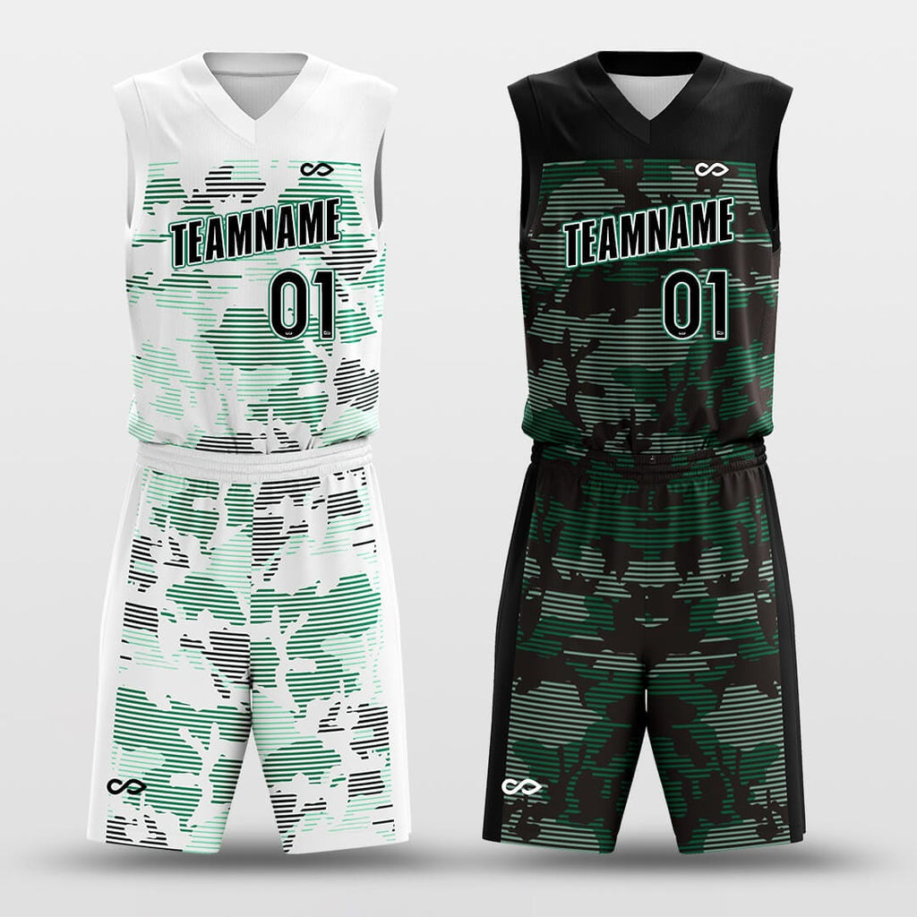 customized reversible basketball jersey design
