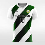 white and green soccer jerseys for women