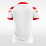 white and red jersey for women