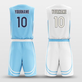 white custom basketball jersey