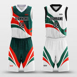 Christmas Antlers - Customized Reversible Basketball Jersey Set Design