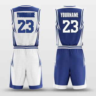 white custom basketball jersey