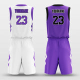 white custom basketball jersey