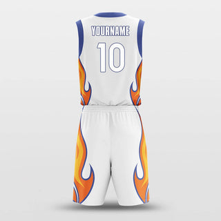   white custom basketball jersey