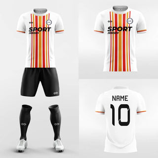 white custom soccer jerseys kit