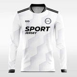 white long sleeve jersey