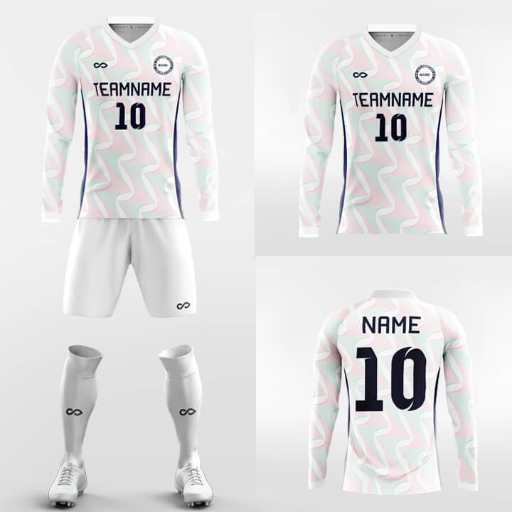 Future Lines - Customized Sublimated Long Sleeve Soccer Jersey-XTeamwear