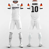 white soccer jersey set