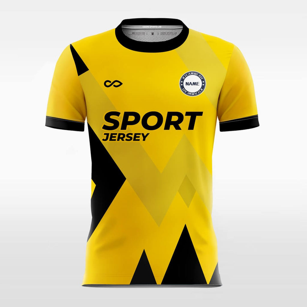 yellow soccer jersey
