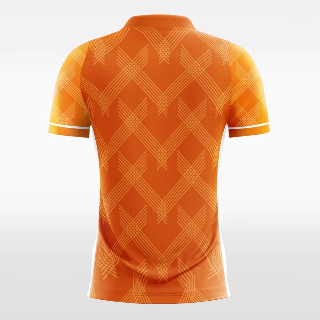women orange jersey design
