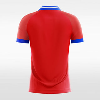 women soccer team jerseys red