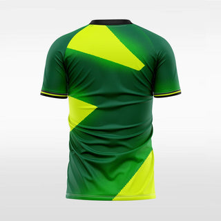 xmas custom soccer jersey green sublimation