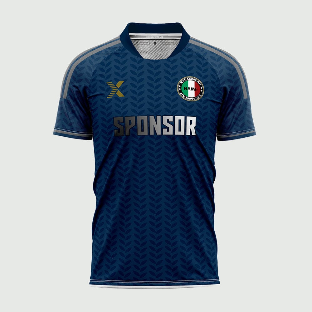 XTeamwear 2026 Global Elite Series - Custom Design Soccer Jersey for Men Sublimation（blue and dark gray）