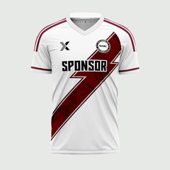 XTeamwear 2026 Global Elite Series - Custom Design Soccer Jersey for Men Sublimation（Crimson and white）