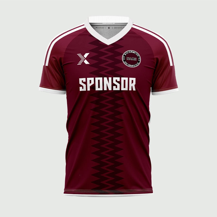 XTeamwear 2026 Global Elite Series - Custom Design Soccer Jersey for Men Sublimation（Crimson and white2）