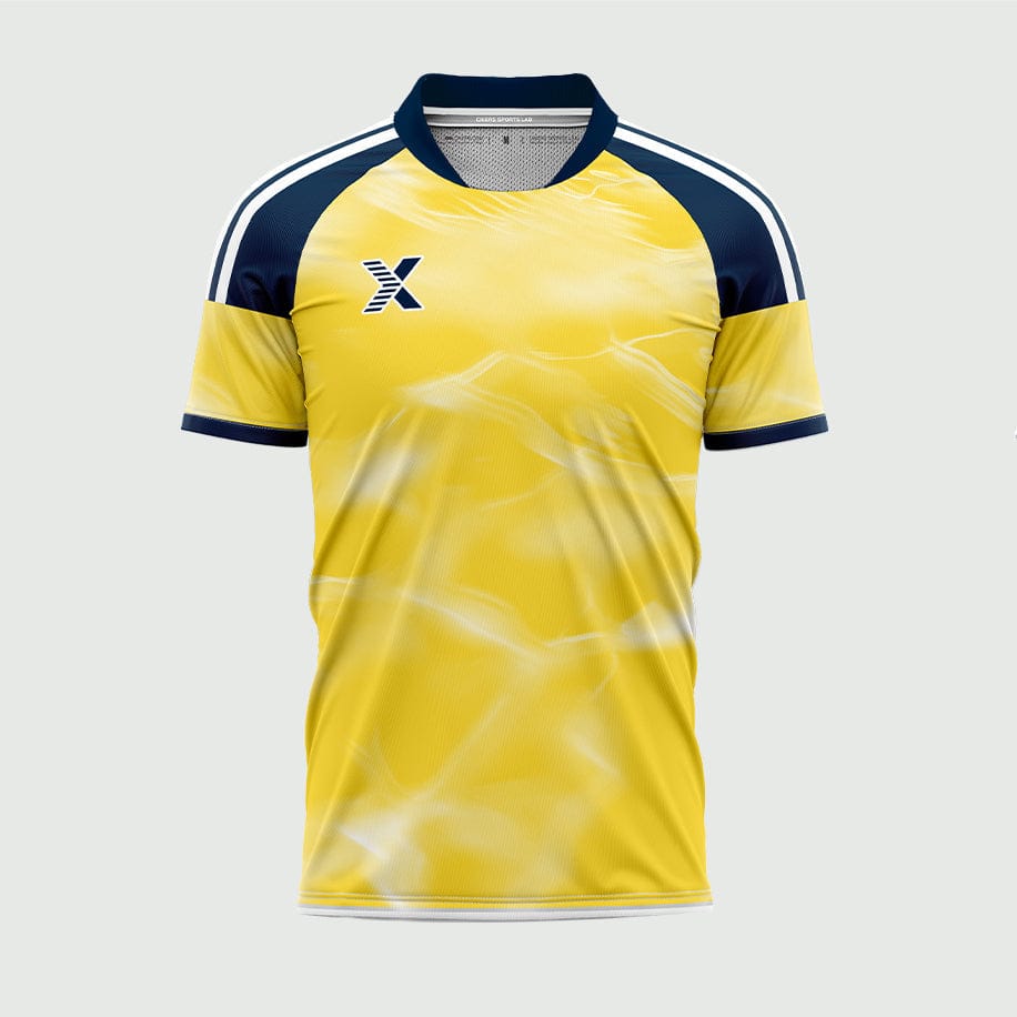 XTeamwear 2026 Global Elite Series - Custom Design Soccer Jersey for Men Sublimation（Dark blue and yellow）