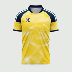 XTeamwear 2026 Global Elite Series - Custom Design Soccer Jersey for Men Sublimation（Dark blue and yellow）