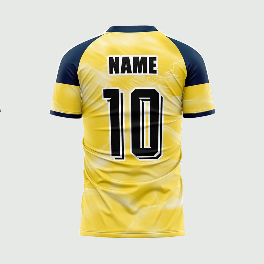 XTeamwear 2026 Global Elite Series - Custom Design Soccer Jersey for Men Sublimation（Dark blue and yellow）