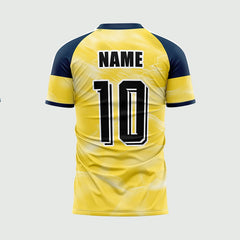 XTeamwear 2026 Global Elite Series - Custom Design Soccer Jersey for Men Sublimation（Dark blue and yellow）