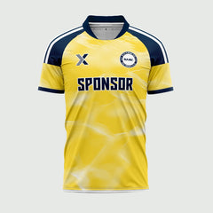 XTeamwear 2026 Global Elite Series - Custom Design Soccer Jersey for Men Sublimation（Dark blue and yellow）
