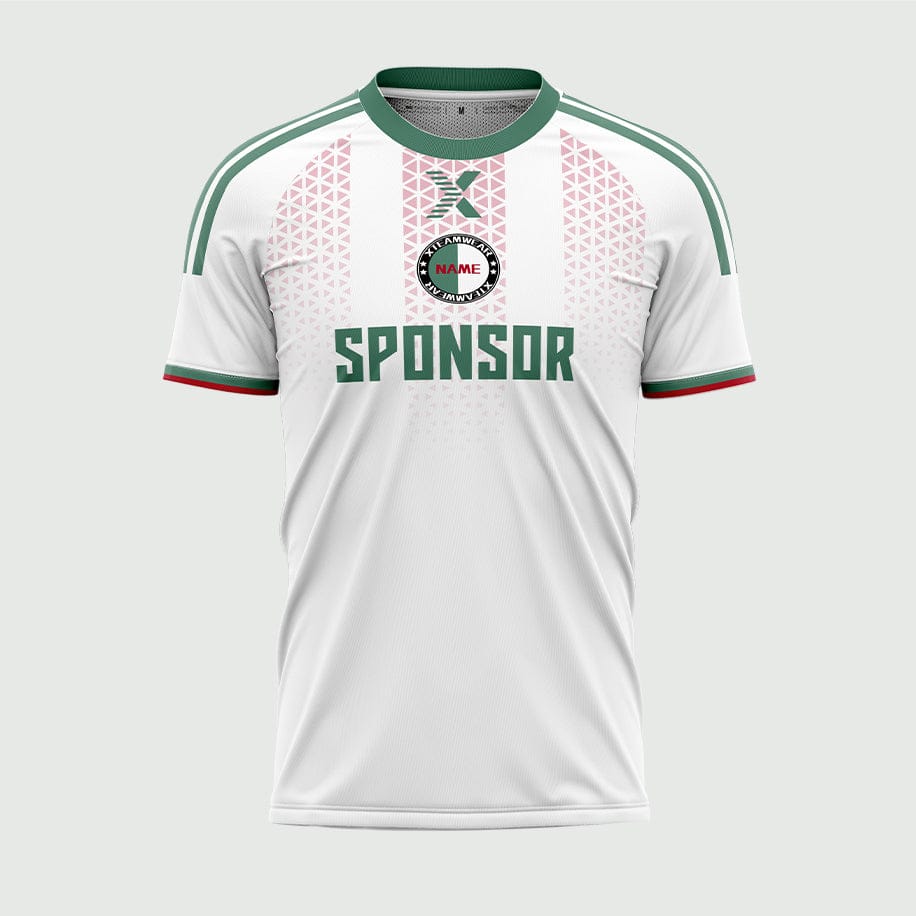 XTeamwear 2026 Global Elite Series - Custom Design Soccer Jersey for Men Sublimation（Green and white）