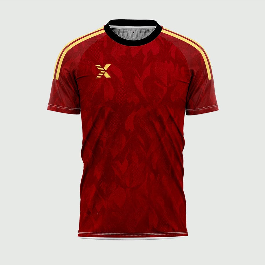 XTeamwear 2026 Global Elite Series - Custom Design Soccer Jersey for Men Sublimation（red and yellow）