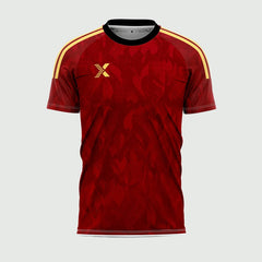 XTeamwear 2026 Global Elite Series - Custom Design Soccer Jersey for Men Sublimation（red and yellow）