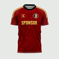 XTeamwear 2026 Global Elite Series - Custom Design Soccer Jersey for Men Sublimation（red and yellow）