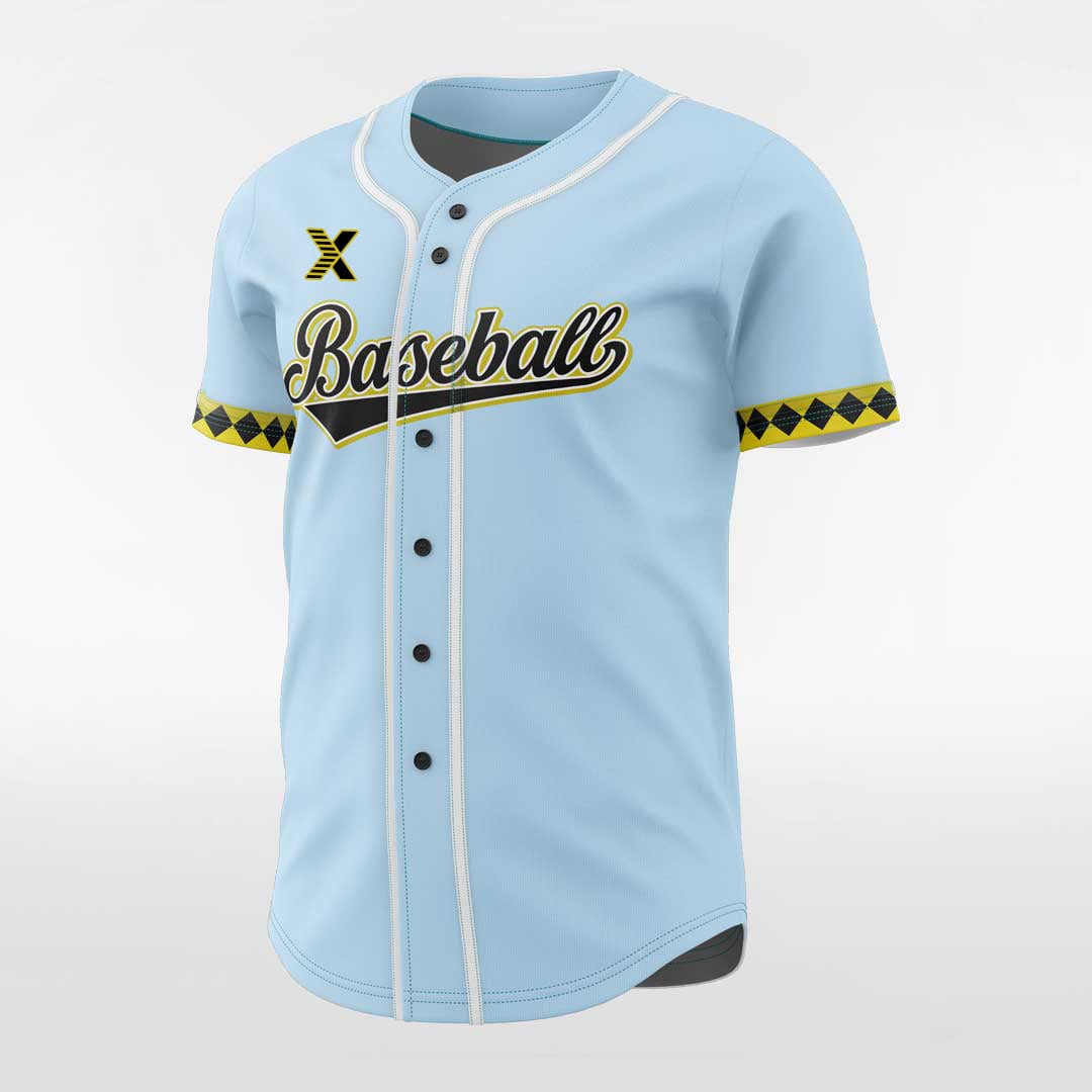 XTeamwear Actinia - Customized Men's Sublimated Button Down Baseball Jersey