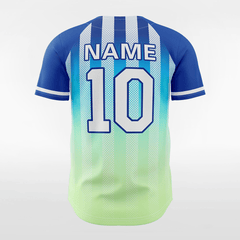 XTeamwear Aurora - Customized Men's Sublimated Button Down Baseball Jersey