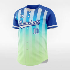 XTeamwear Aurora - Customized Men's Sublimated Button Down Baseball Jersey