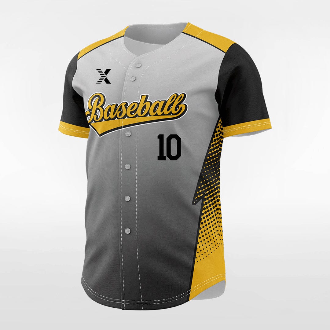 XTeamwear Batman - Customized Men's Sublimated Button Down Baseball Jersey