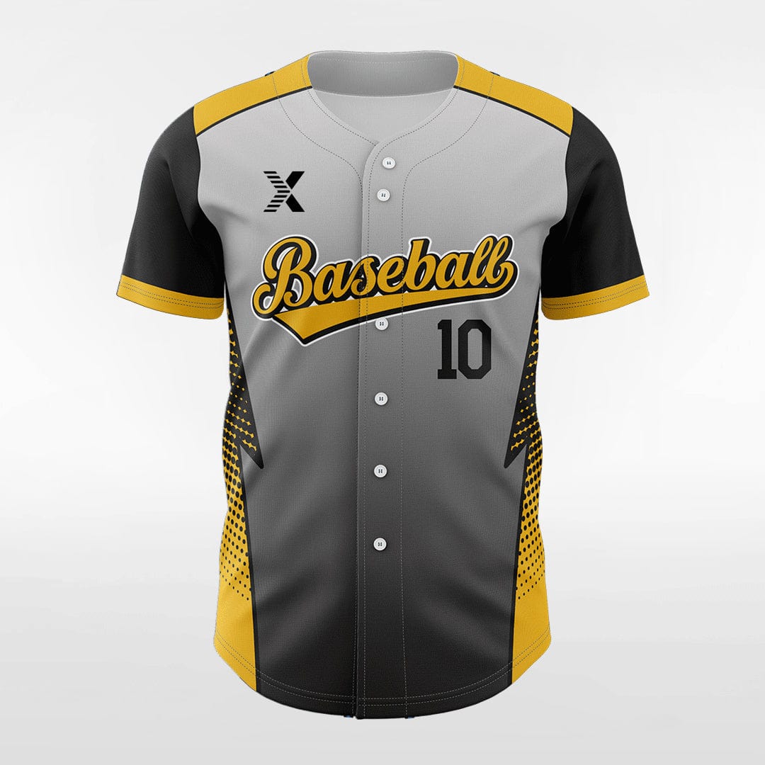 XTeamwear Batman - Customized Men's Sublimated Button Down Baseball Jersey
