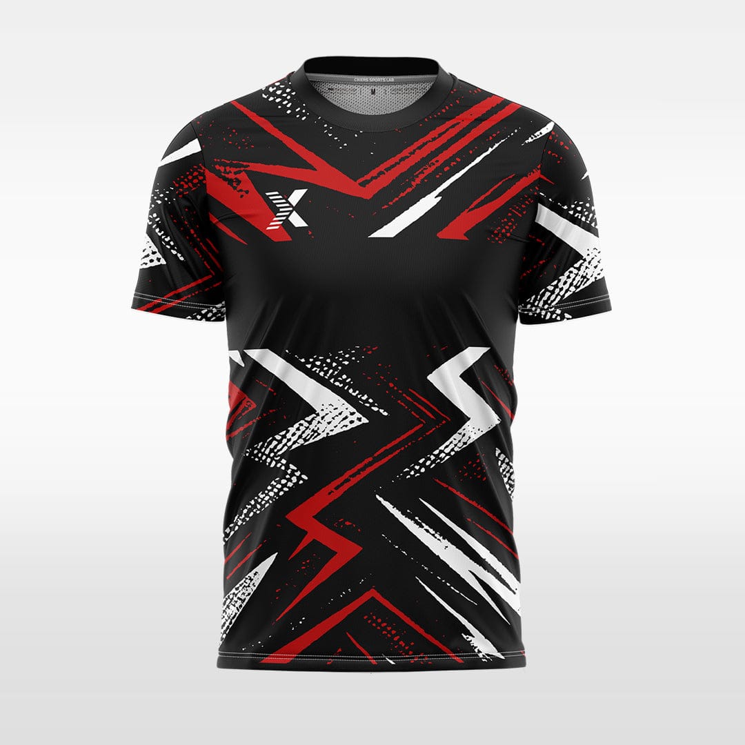 XTeamwear black / S Dynamic electric texture - Custom Design Soccer Jersey for Men Sublimation