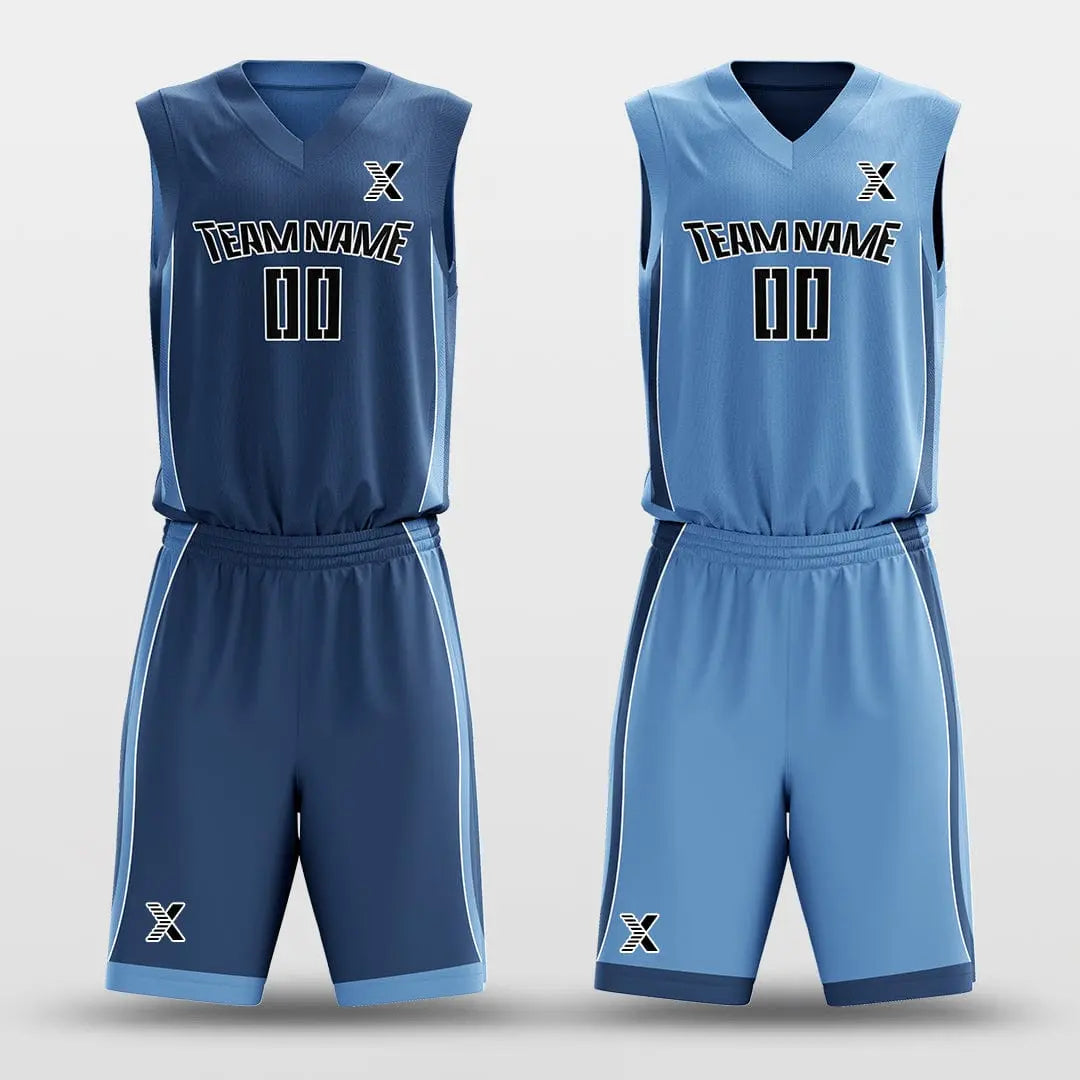 XTeamwear Blue&Navy / S CLASSIC20 - Customized Reversible Sublimated Basketball Set