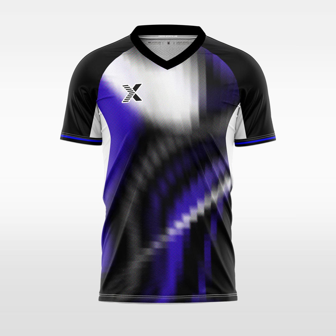 XTeamwear Blue / S dappled light and shadow - Custom Design Soccer Jersey for Men Sublimation