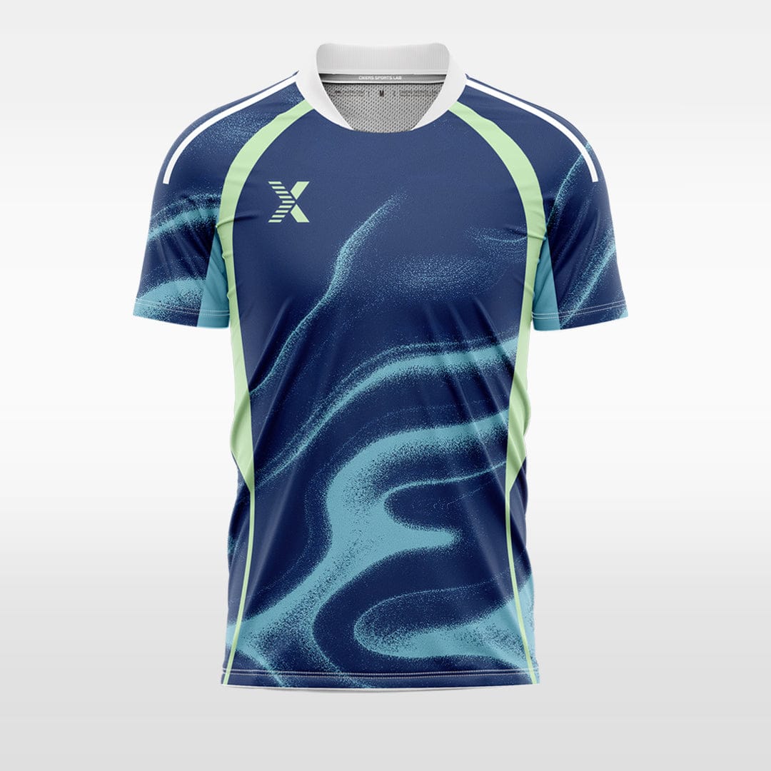 XTeamwear blue / S invisible - Custom Design Soccer Jersey for Men Sublimation