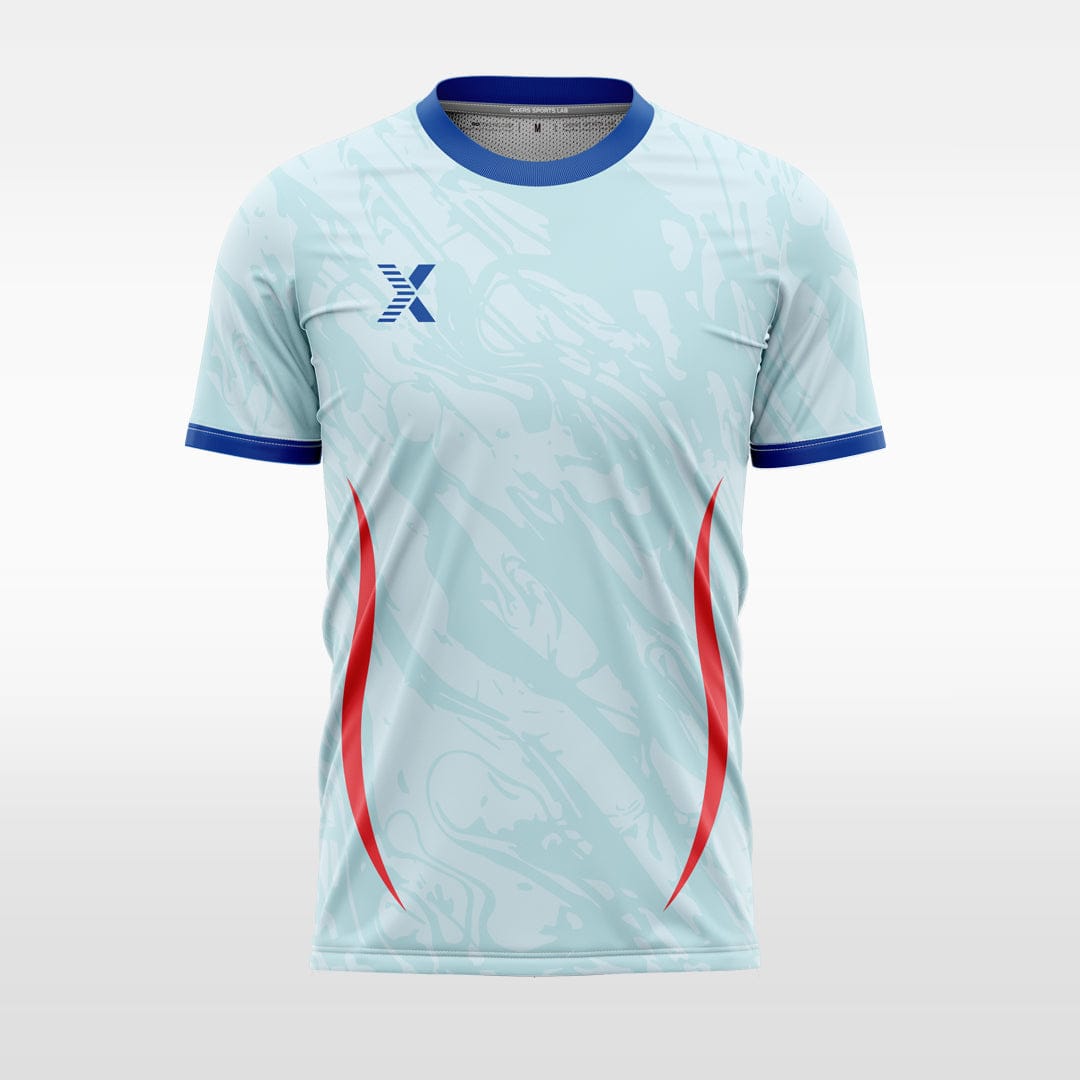 XTeamwear blue / S Ripples - Custom Design Soccer Jersey for Men Sublimation