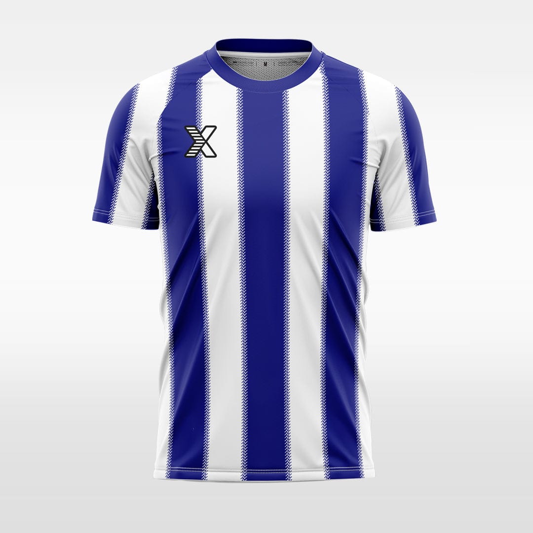 XTeamwear blue / S Three-color ribbon - Custom Design Soccer Jersey for Men Sublimation