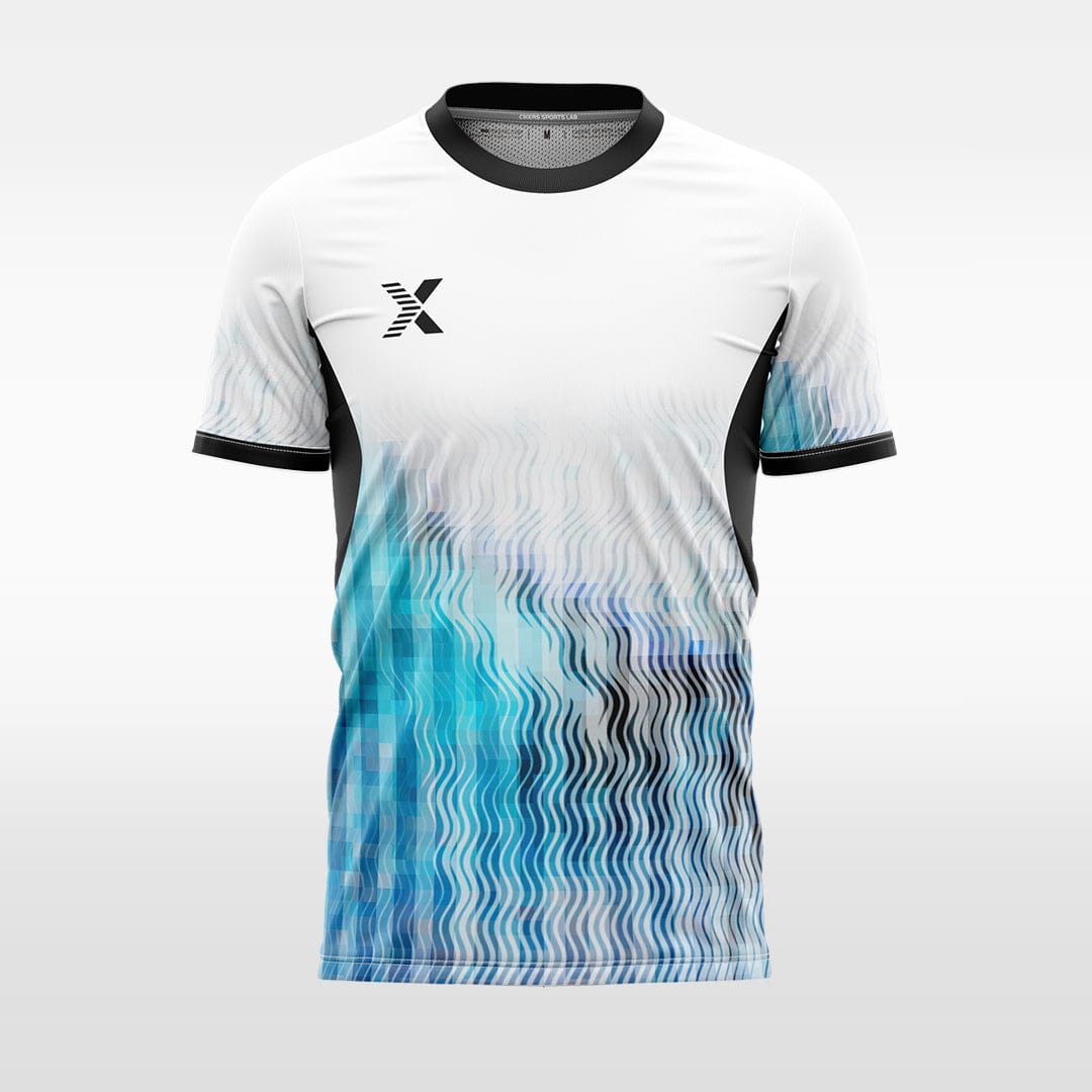 XTeamwear blue / S Water flows without form - Custom Design Soccer Jersey for Men Sublimation