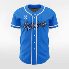 XTeamwear Blue Whale - Customized Men's Sublimated Button Down Baseball Jersey