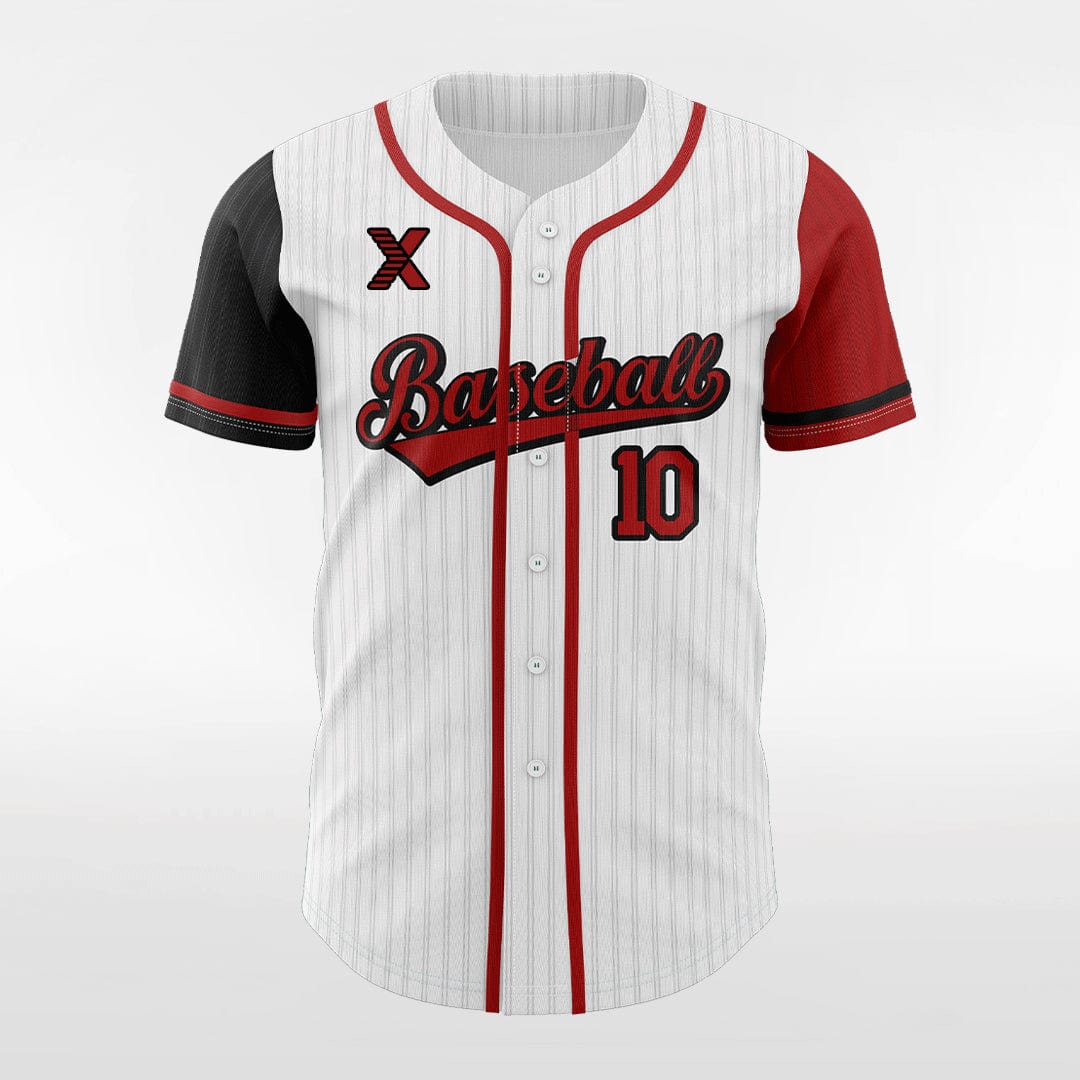 XTeamwear Classic 5 - Customized Men's Sublimated Button Down Baseball Jersey