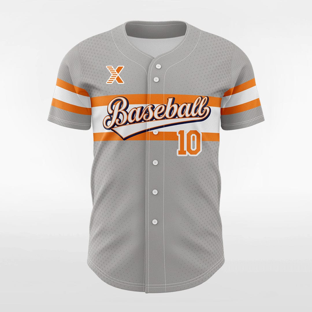 XTeamwear Classic 7 - Customized Men's Sublimated Button Down Baseball Jersey