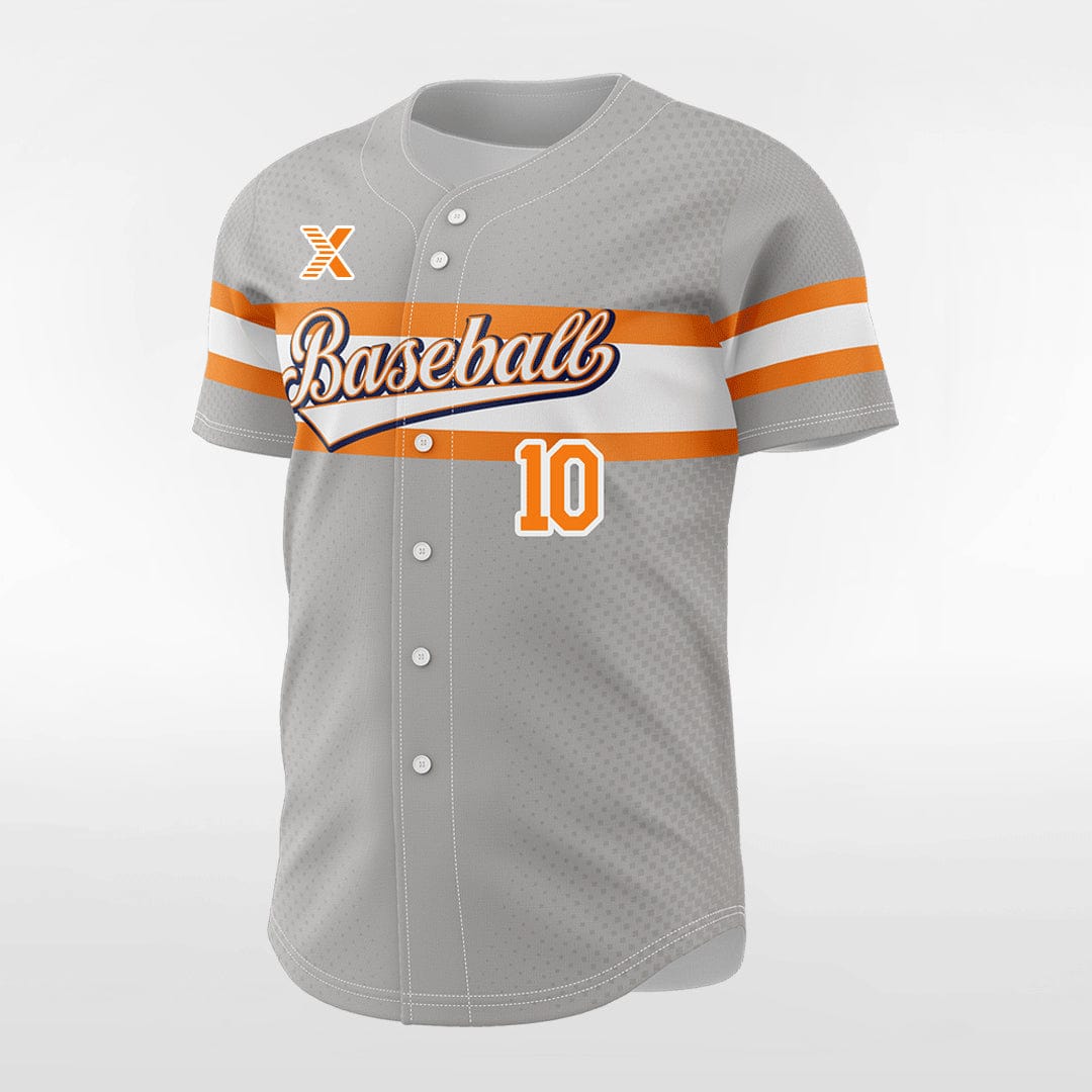XTeamwear Classic 7 - Customized Men's Sublimated Button Down Baseball Jersey
