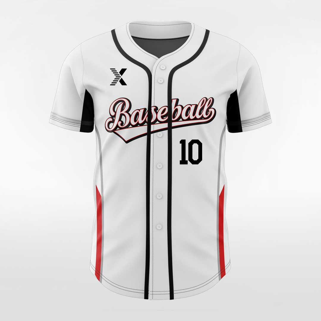 XTeamwear Classic - Customized Men's Sublimated Button Down Baseball Jersey