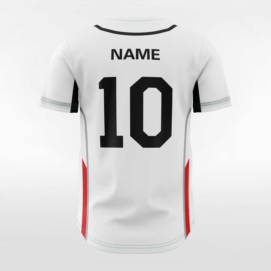 XTeamwear Classic - Customized Men's Sublimated Button Down Baseball Jersey