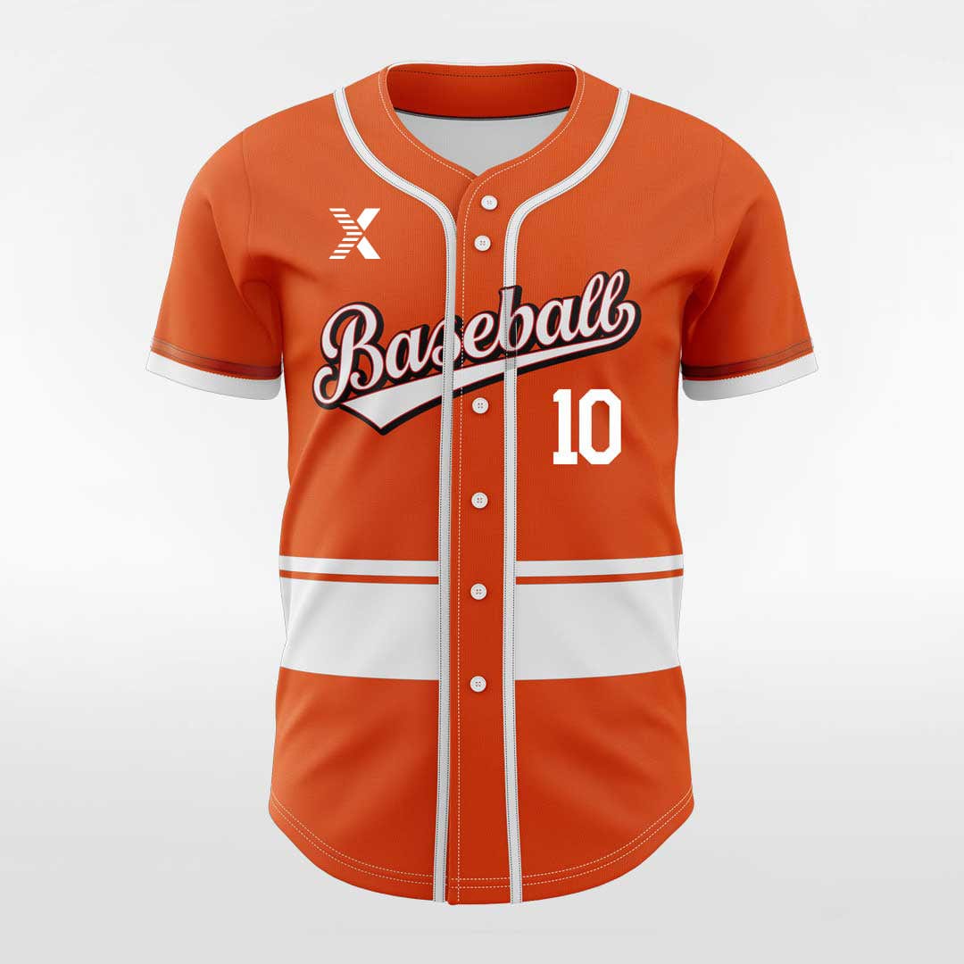 XTeamwear Classic2 - Customized Men's Sublimated Button Down Baseball Jersey