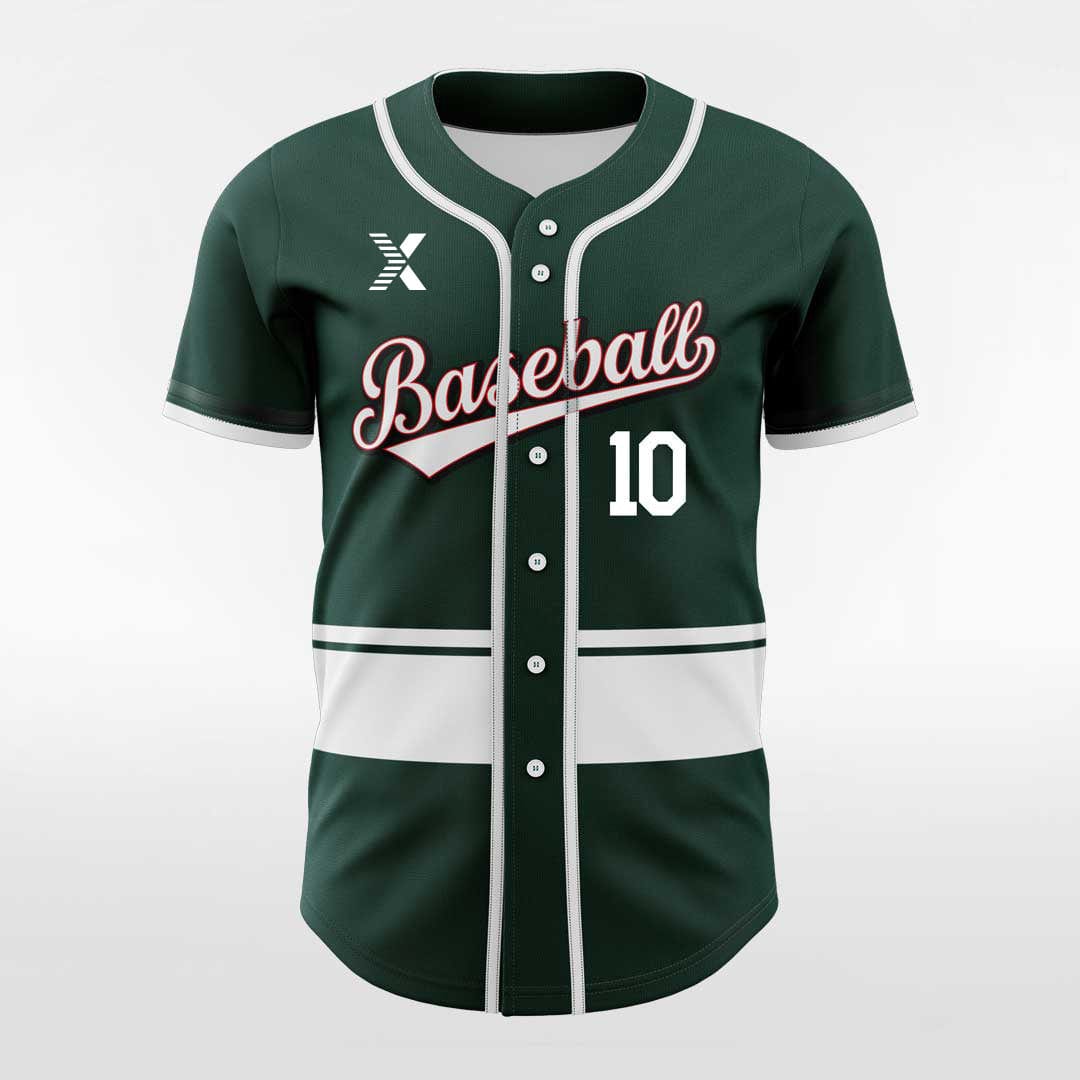 XTeamwear Classic2 - Customized Men's Sublimated Button Down Baseball Jersey