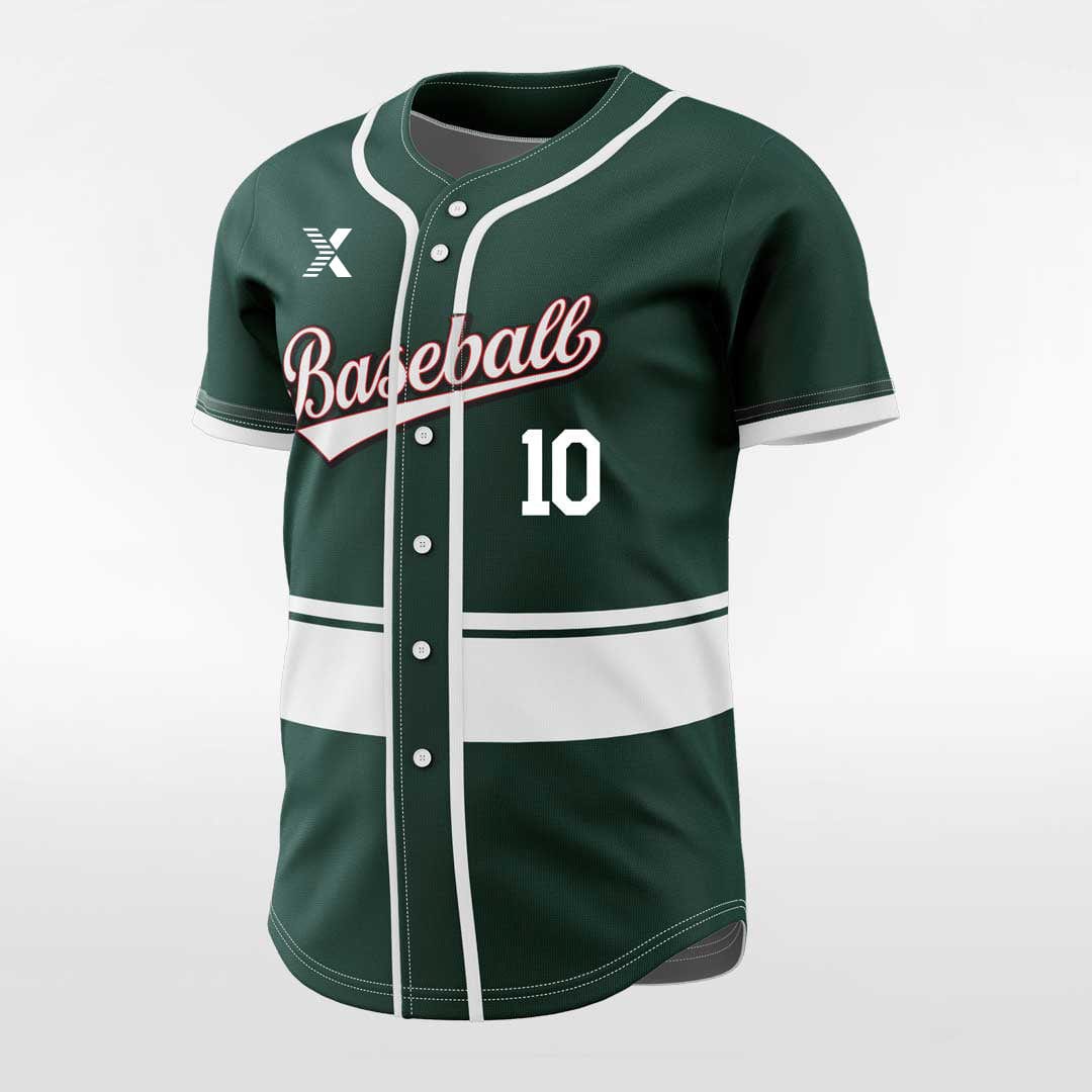 XTeamwear Classic2 - Customized Men's Sublimated Button Down Baseball Jersey